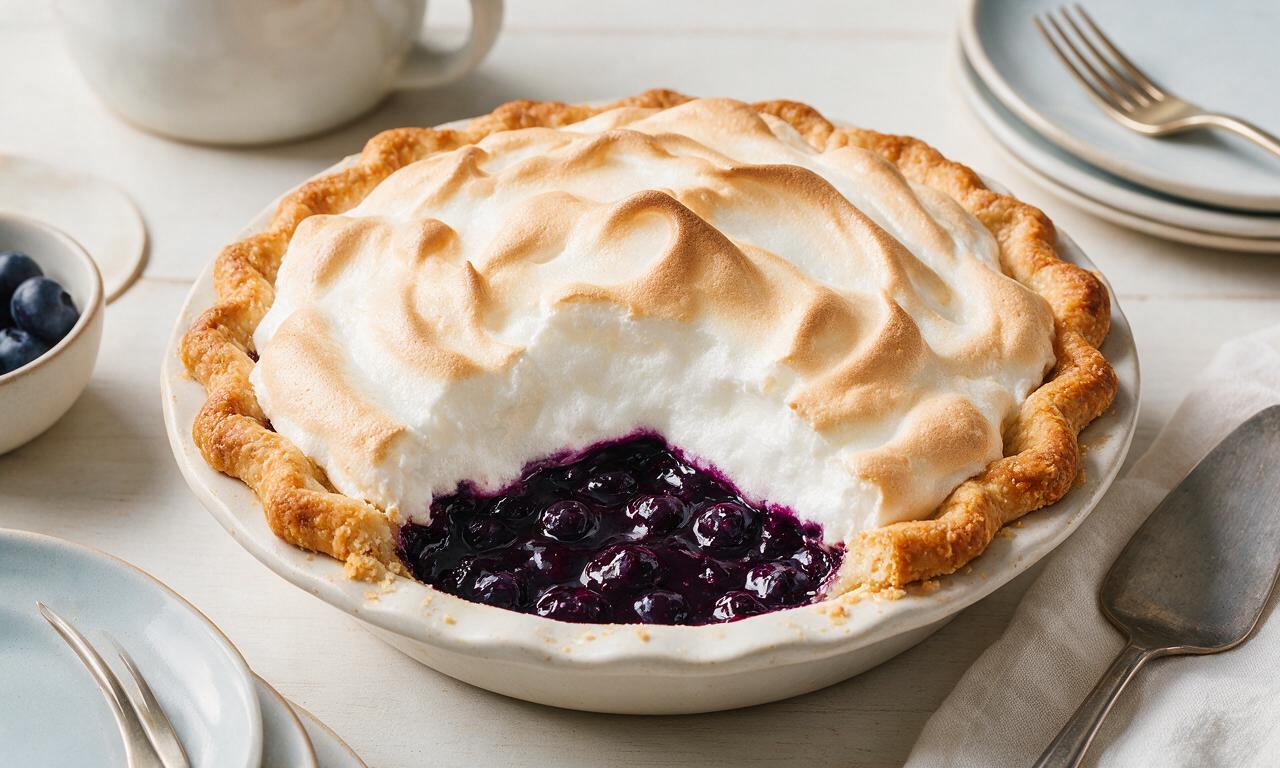 Blueberry Meringue Pie