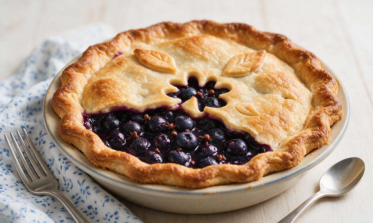 Blueberry Cloves Pie