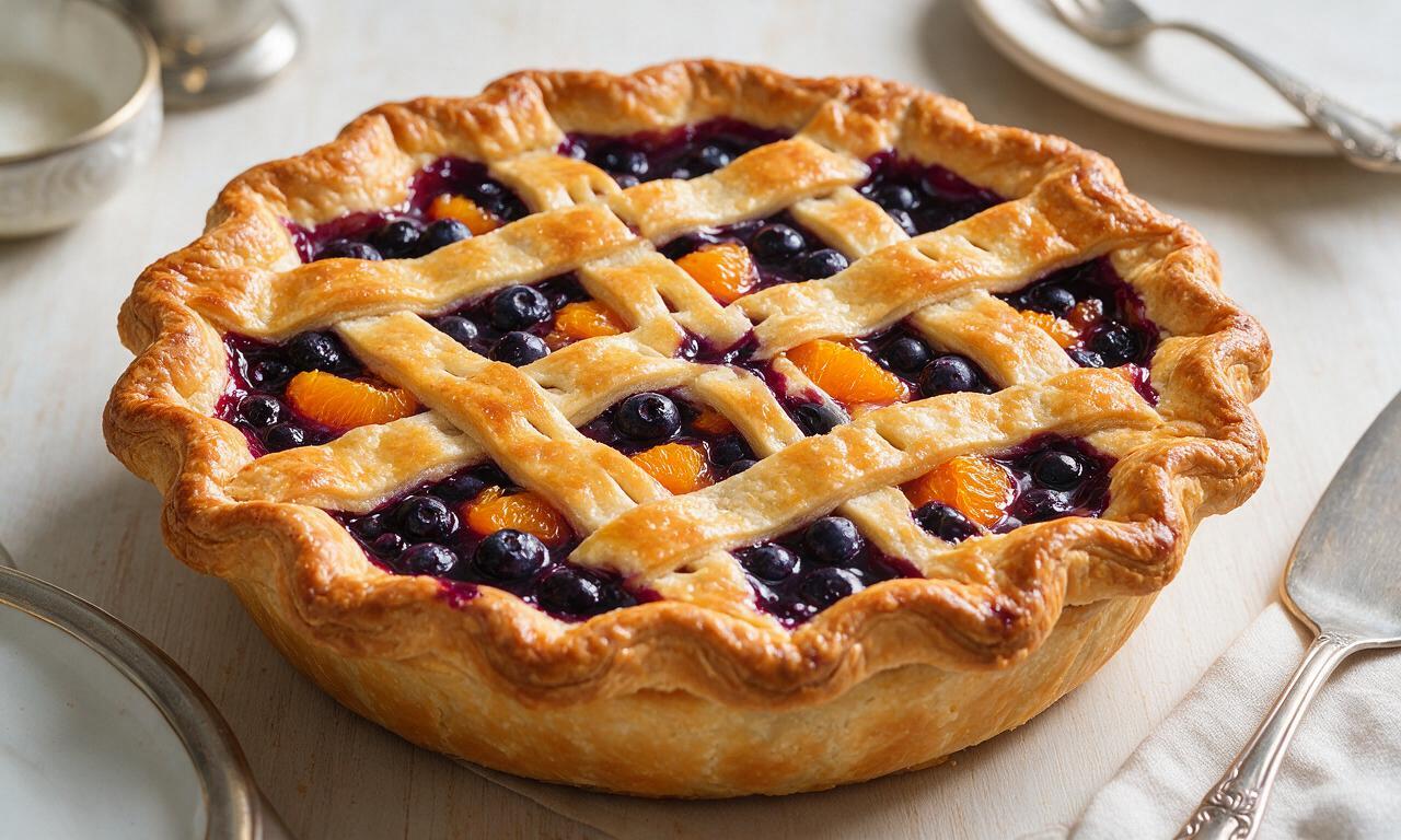 Blueberry Orange Pie