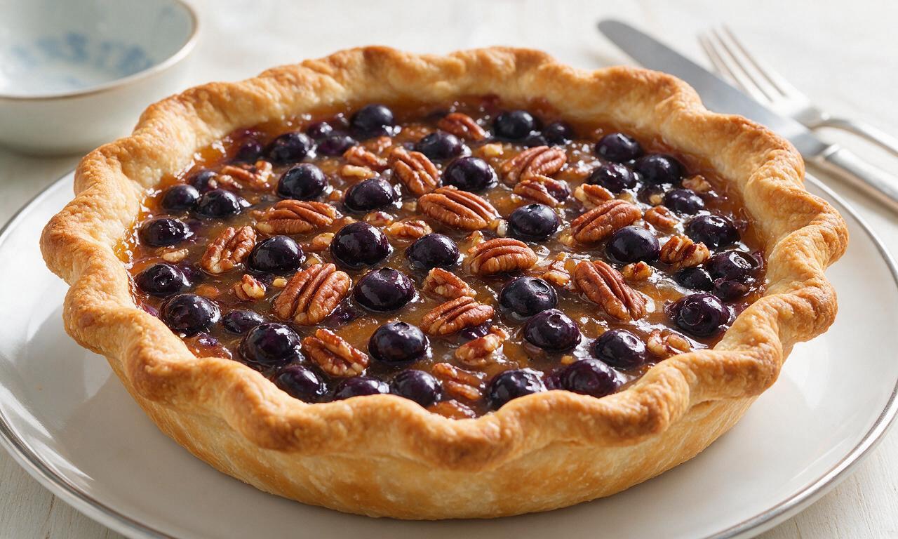 Blueberry Pecan Pie