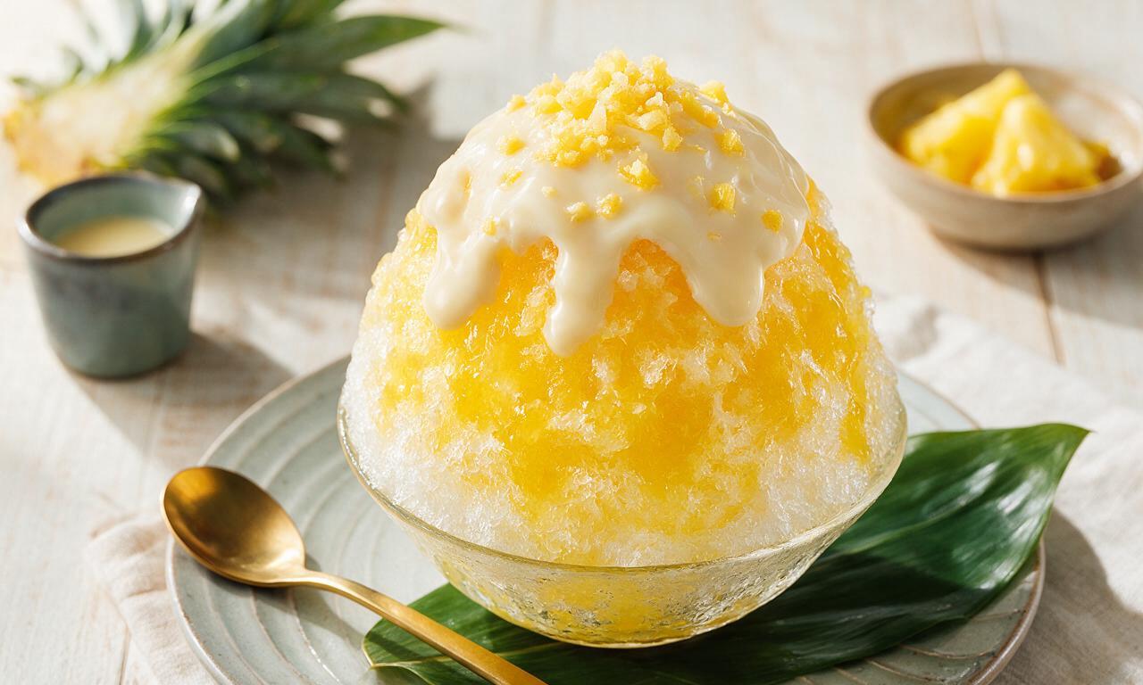 Hawaiian Pineapple Shave Ice