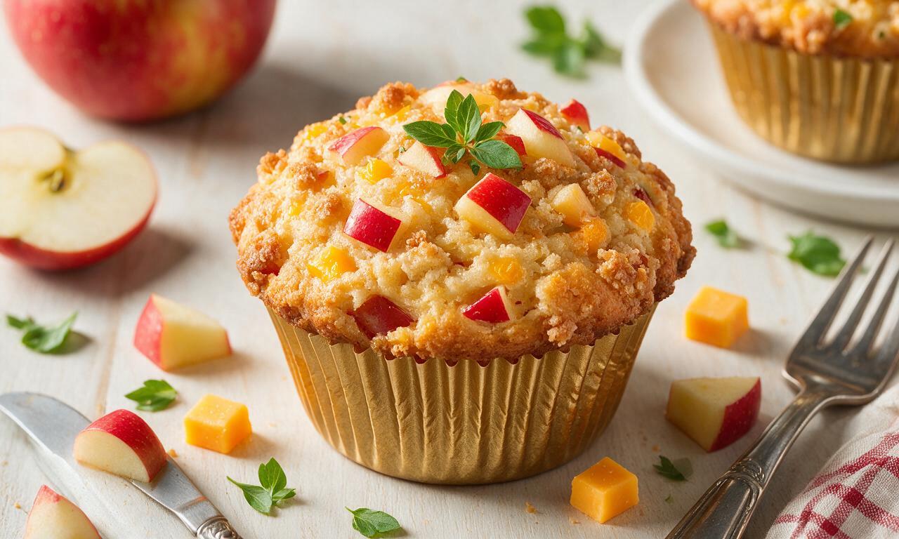 Apple Cheddar Muffin