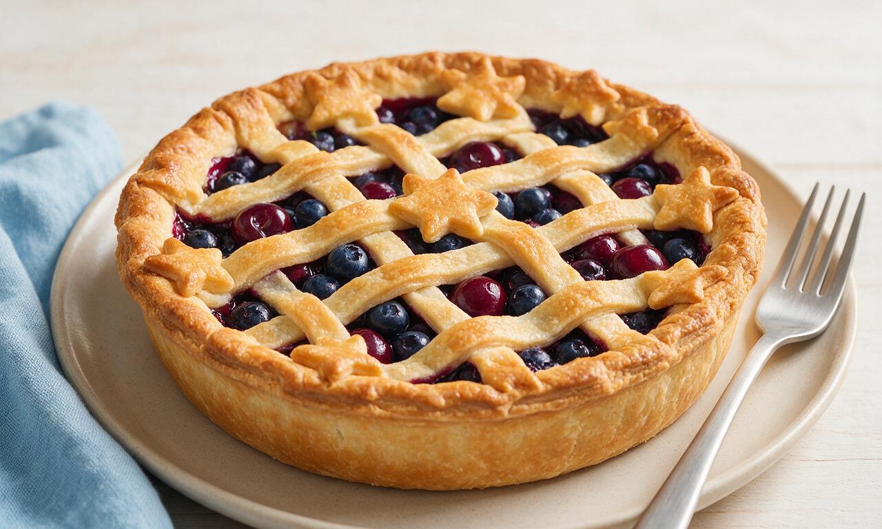 Blueberry Cherry Pie