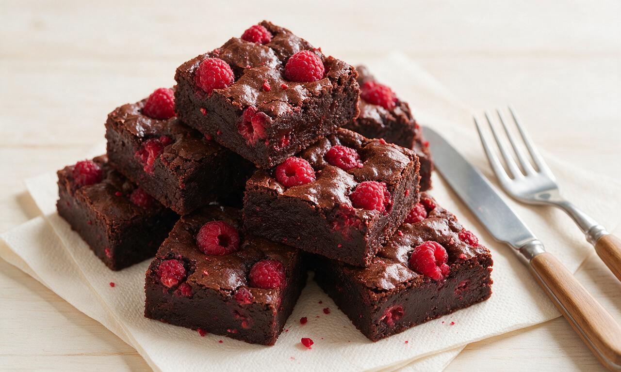 Raspberry Brownies
