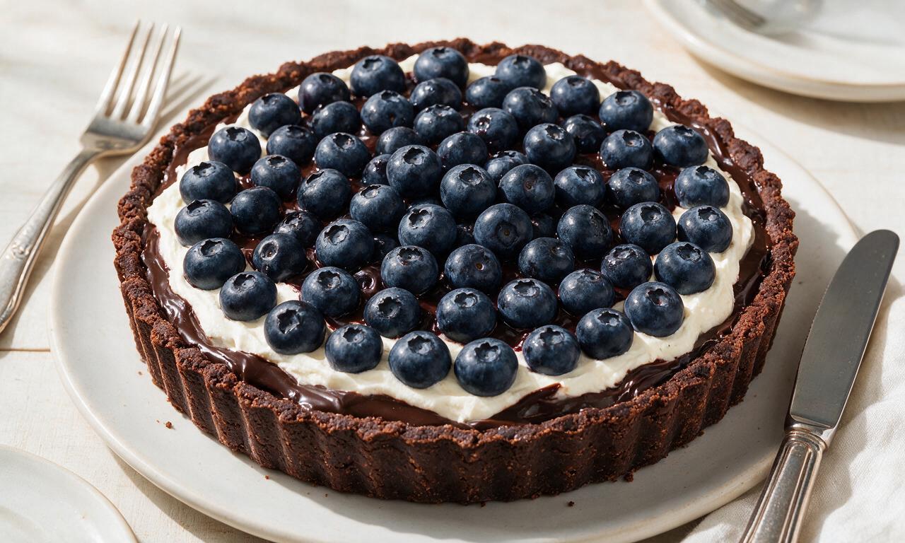 Blueberry Black Forest Pie