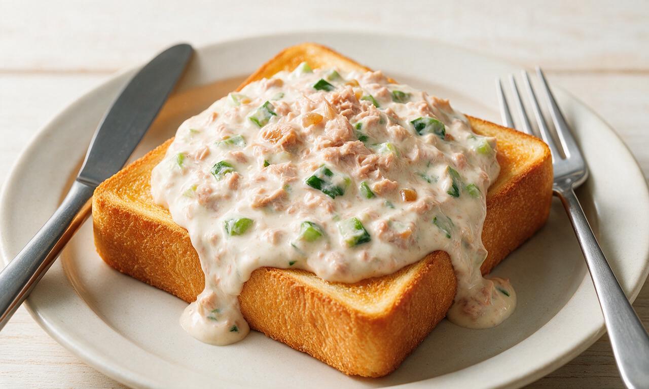 Creamed Tuna on Toast