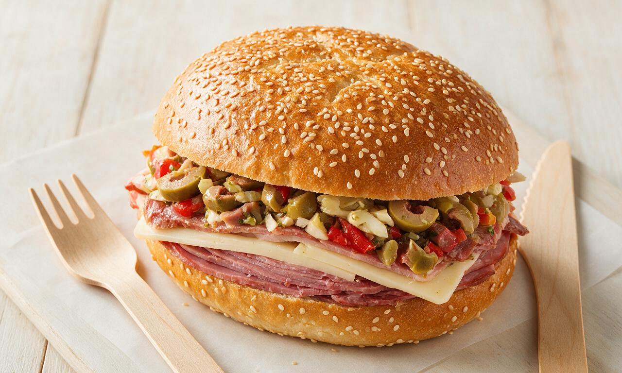 New Orleans Muffuletta Sandwich